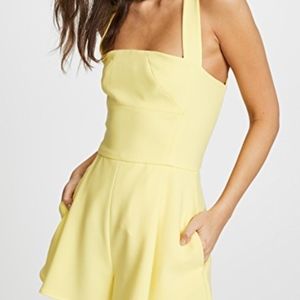Black Halo Yellow Emerson Romper